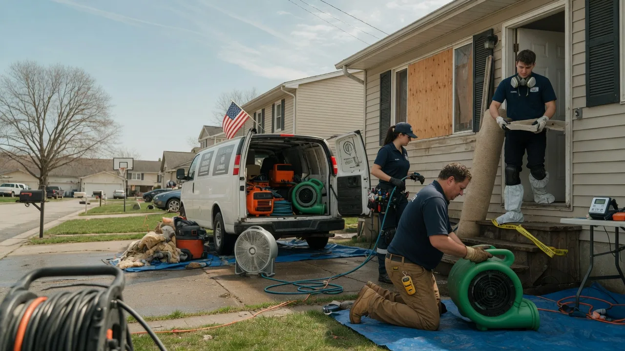 Water Damage Restoration in Matteson, IL near me
